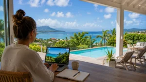 Télétravail en Guadeloupe : réussir votre “workation” aux Villas Bellevues au Gosier